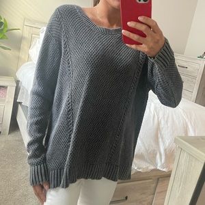 Dark Grey Oversized Sweater